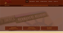 Desktop Screenshot of garzalaw.net